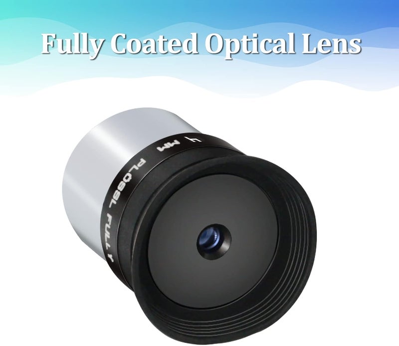 WEOOEN 4mm Telescope Eyepiece 1.25inch, 4-Element Plossl Eyepiece, Fully Coated Optical Lens, Metal Construction - Image 3